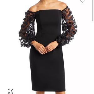 NWT Eliza J Puff Sleeve Floral Dress